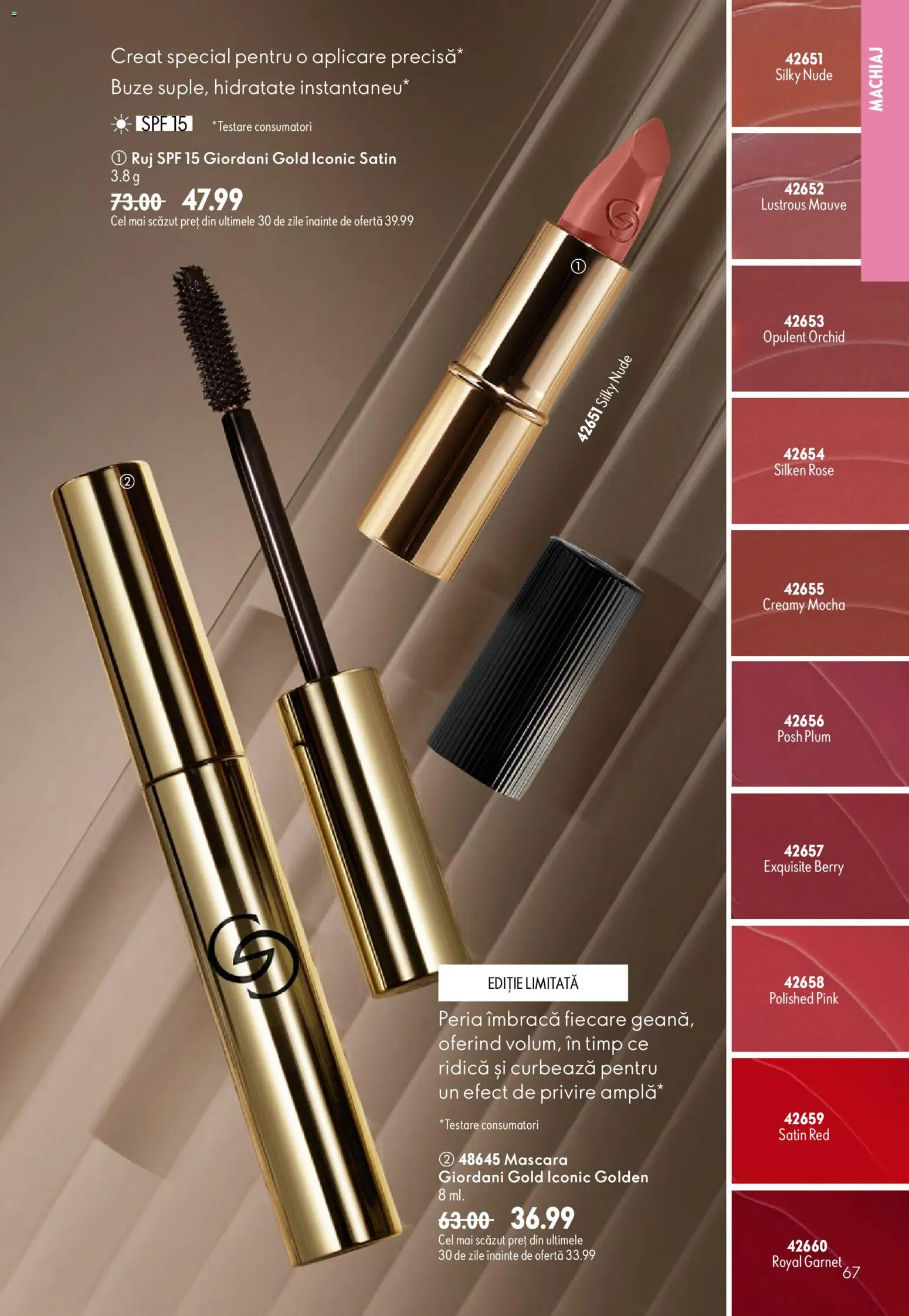 Noul catalog Oriflame – valabil de la 17.06.2026 | Pagină: 67