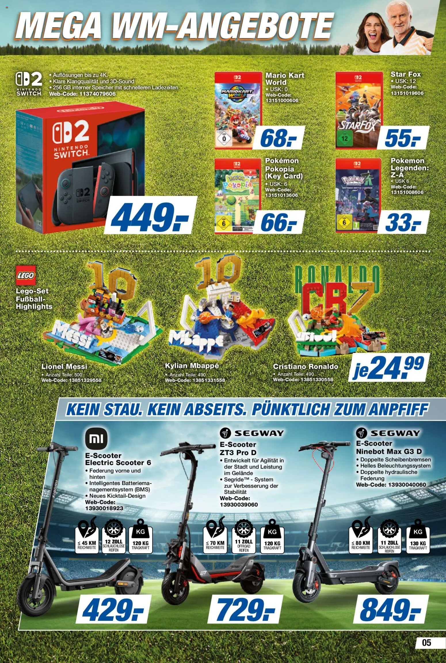 Expert Prospekt – gültig ab 26.06.2026 | Seite: 5 | Produkte: Scooter, Fußball