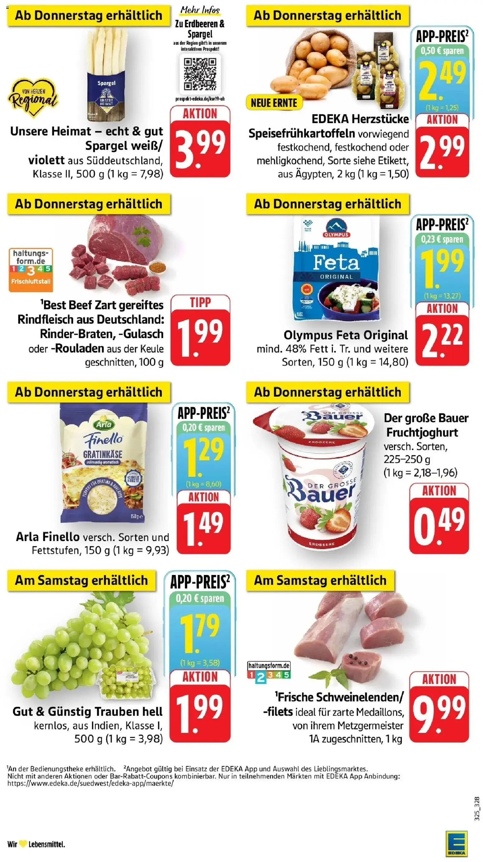 Edeka prospekt Großostheim	 – gültig ab 04.05.2026 | Seite: 54 | Produkte: Spargel, Fruchtjoghurt, Gulasch, Erdbeeren