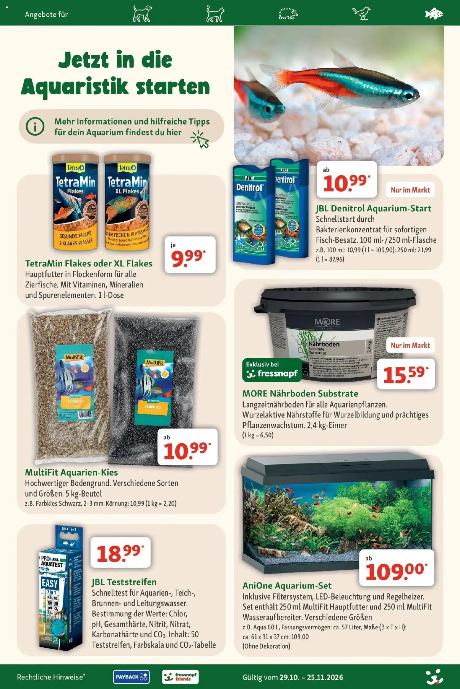 Fressnapf - Fressnapf: Tierisch viel Weihnachten schon den ganzen November (ab 29.10.2026) zum Blättern | Seite: 24 | Produkte: Wasser