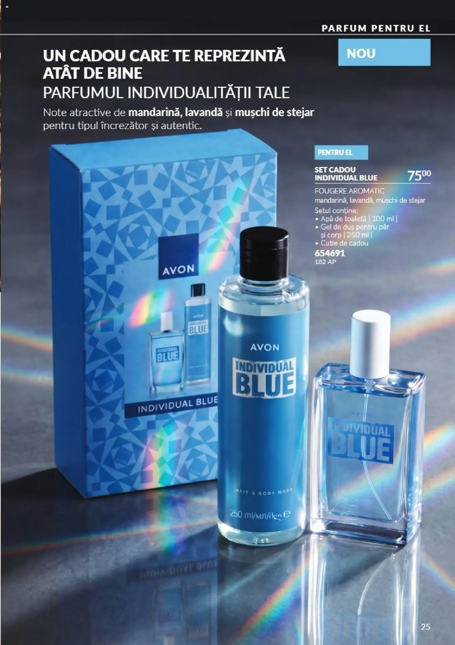 Noul catalog Avon – valabil de la 01.11.2026 | Pagină: 25 | Produse: Cutie, Mușchi, Bere, Apă