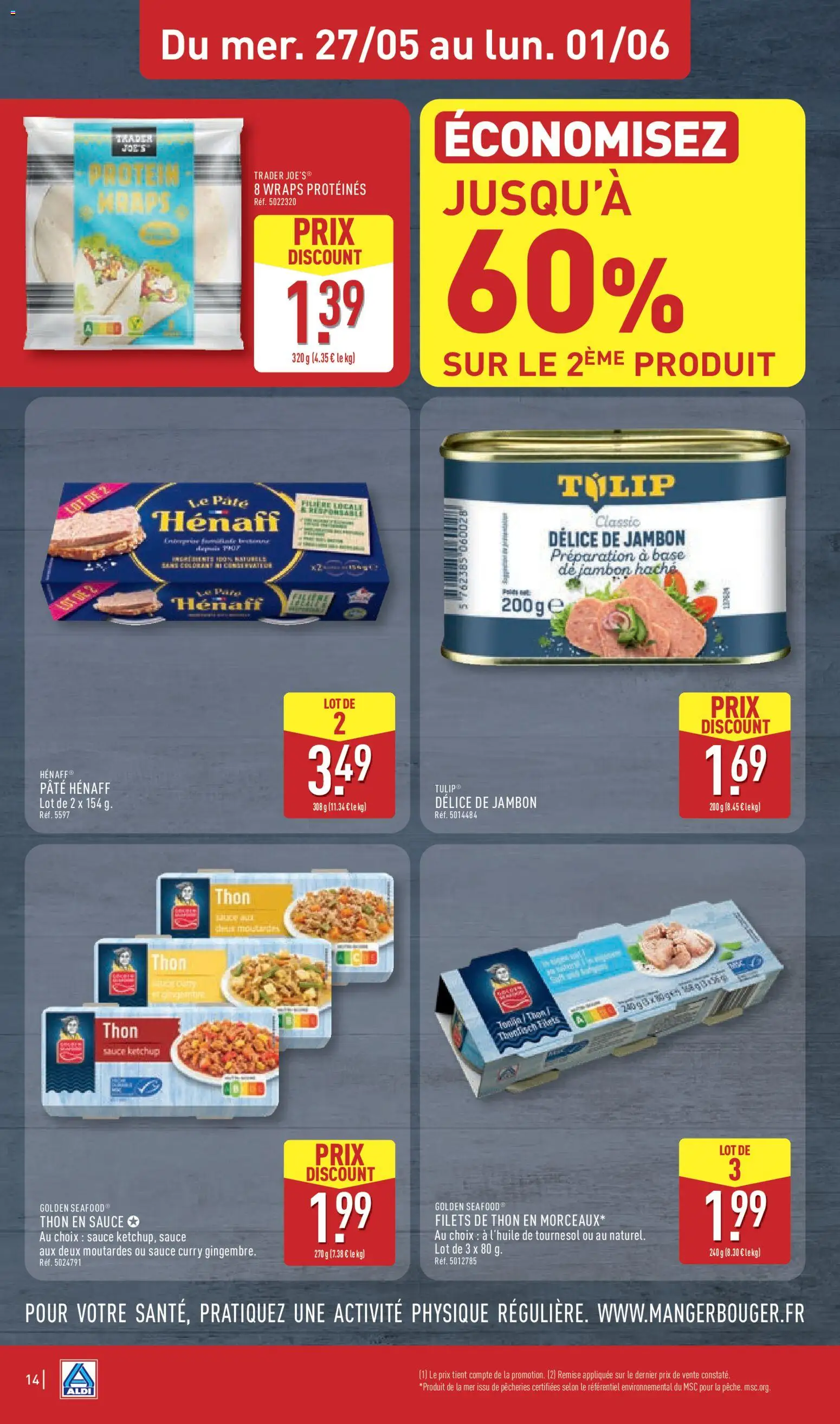 {H1} | Page: 16 | Produits: Curry, Thon, Jambon, Ketchup