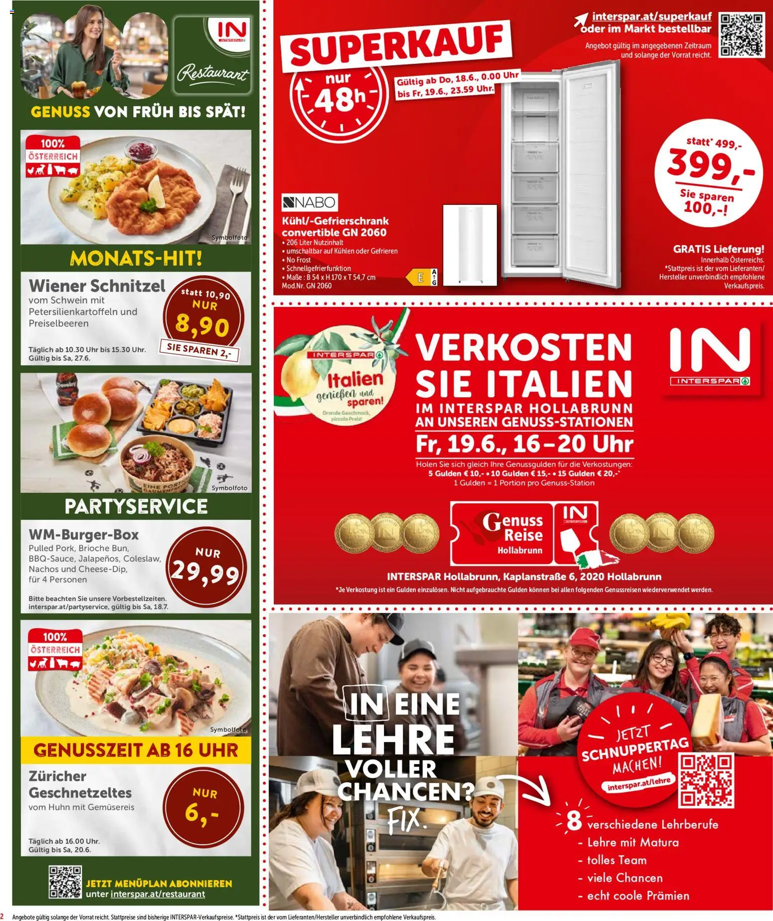 Interspar Flugblatt - Niederösterreich gültig ab 18.06.2026 | Seite: 2 | Produkte: Uhr