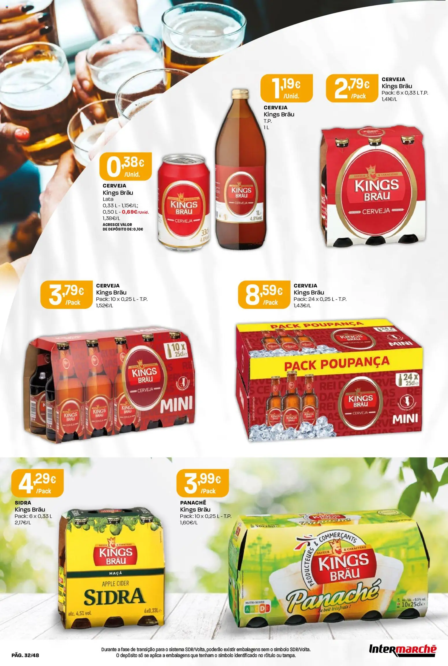 Intermarché folheto │ válido de 02/07/2026 | Página: 32 | Produtos: Maça, Cerveja