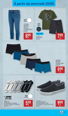 Aldi - Prévisualisation de Aldi catalogue valide à partir de 19.05.2026 | Page: 31 | Produits: Coton, Pyjama