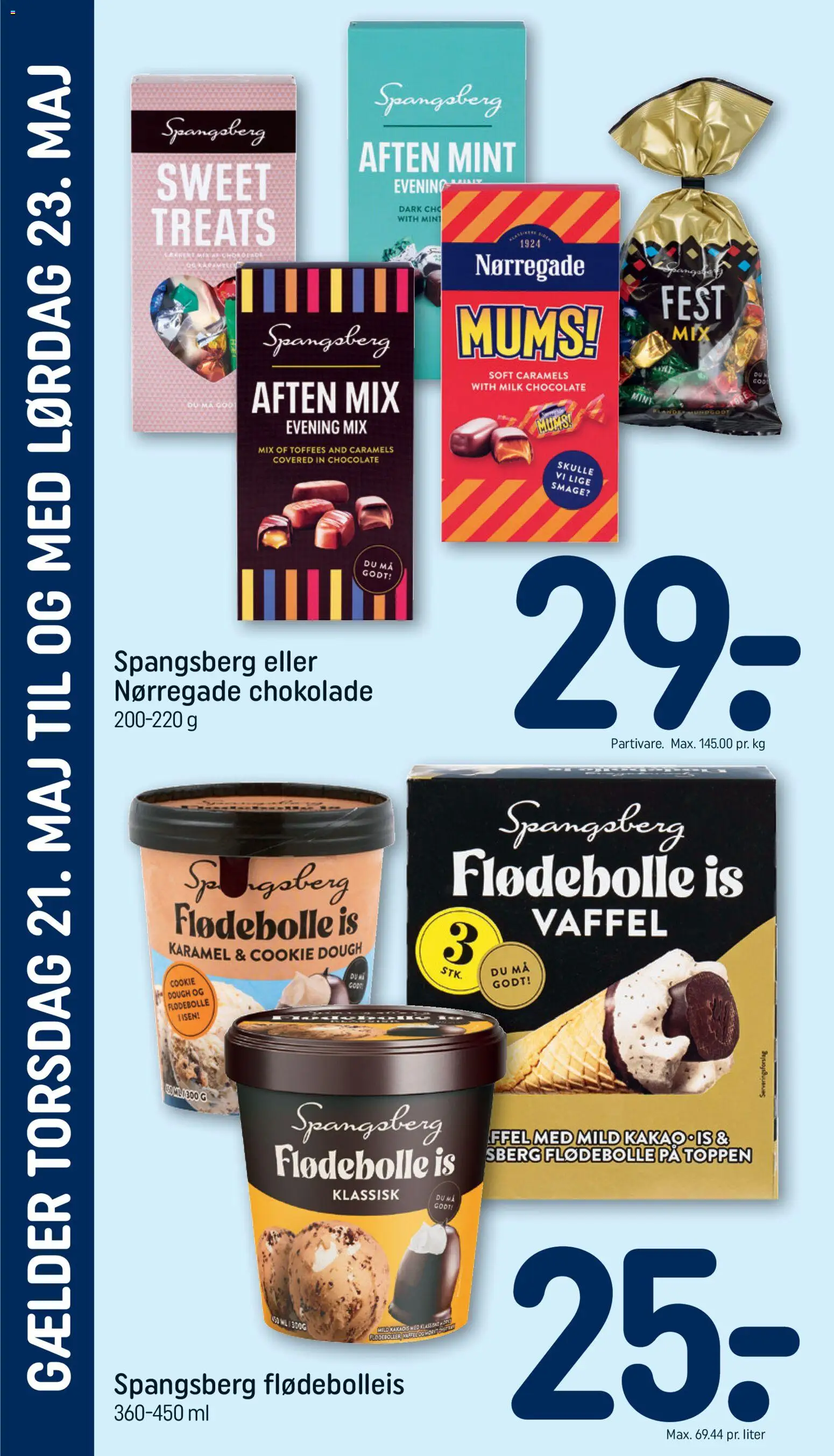 Rema 1000 tilbudsavis – gyldig fra 21.05.2026 | Side: 4 | Produkter: Chokolade, Is