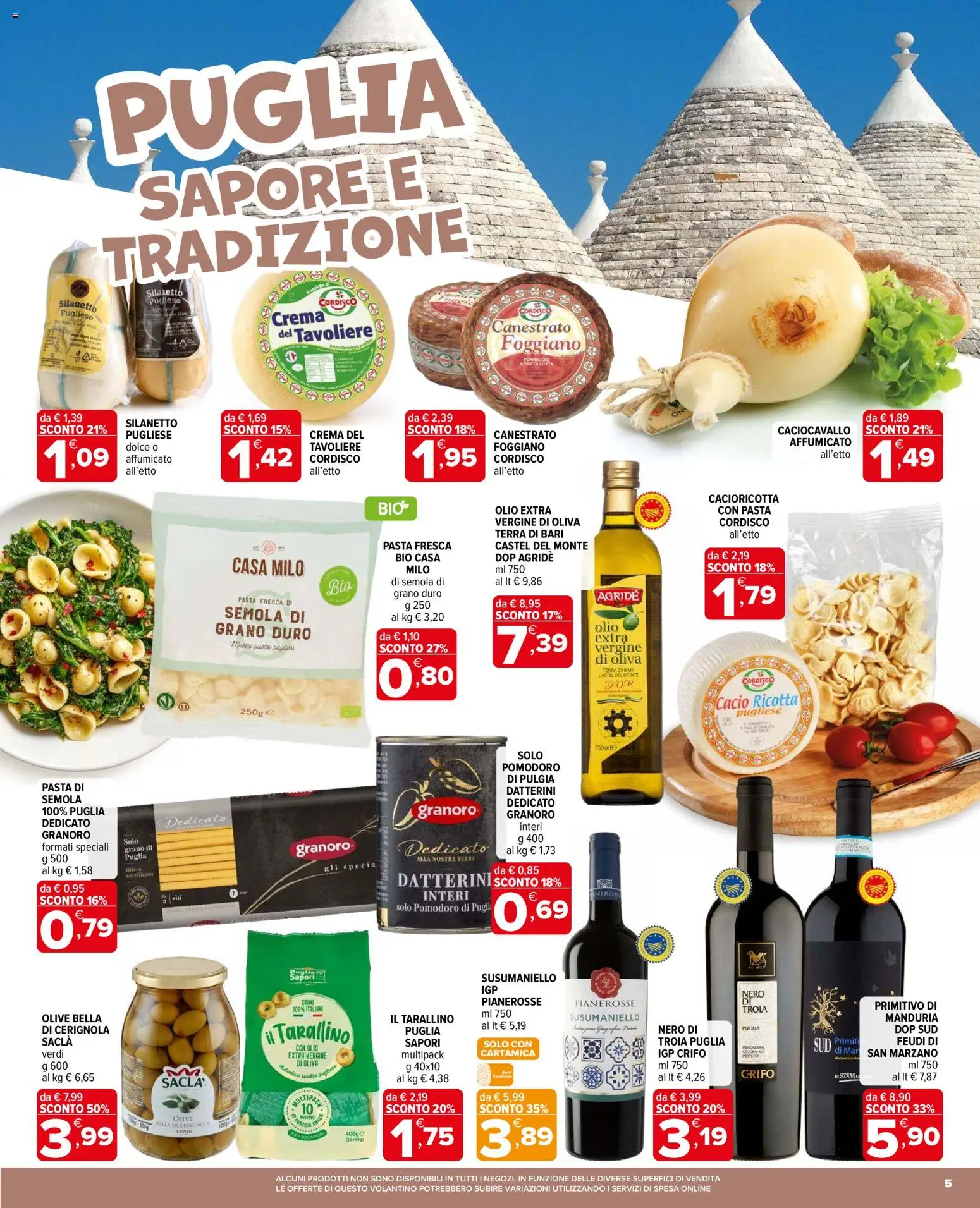 Volantino Iperal del 06.05.2026 | Pagina: 5 | Prodotti: Crema, Olio, Olive, Terra