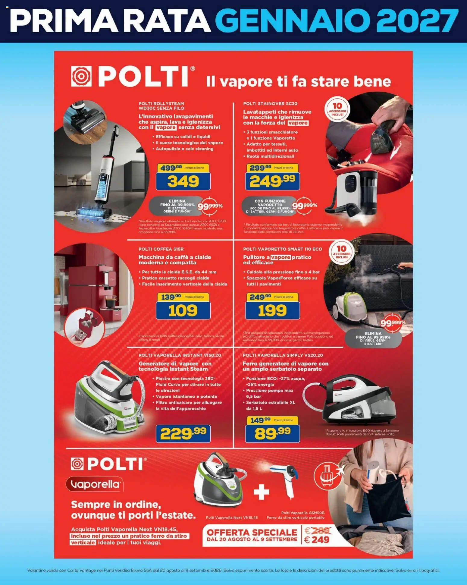 Volantino BRUNO del 20/08/2026 | Pagina: 47 | Prodotti: Spazzola, Caffè, Generatore, Cialda