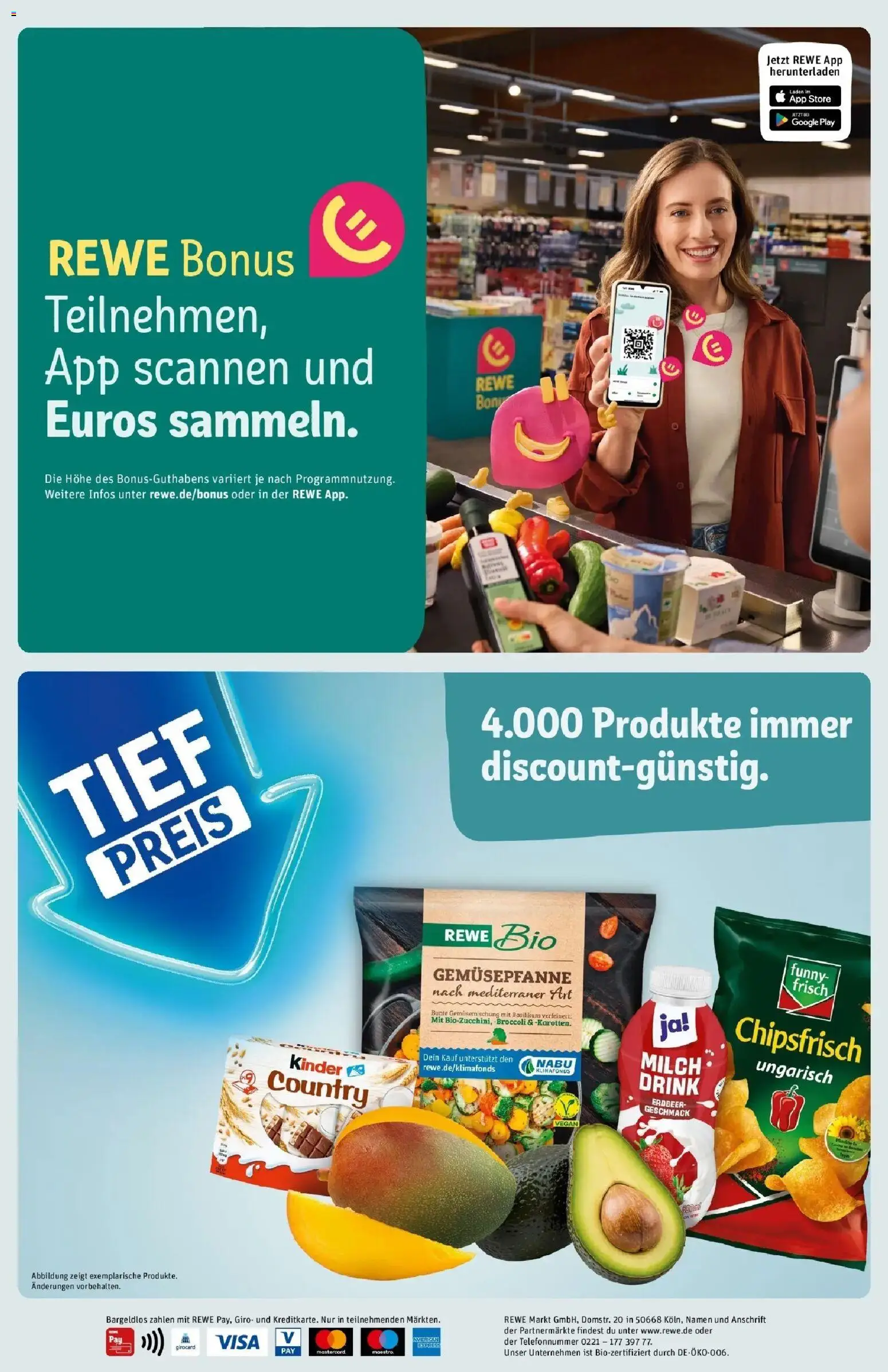 REWE Prospekt ab 21.09.2026 zum Blättern » Angebote | Seite: 2 | Produkte: Milch