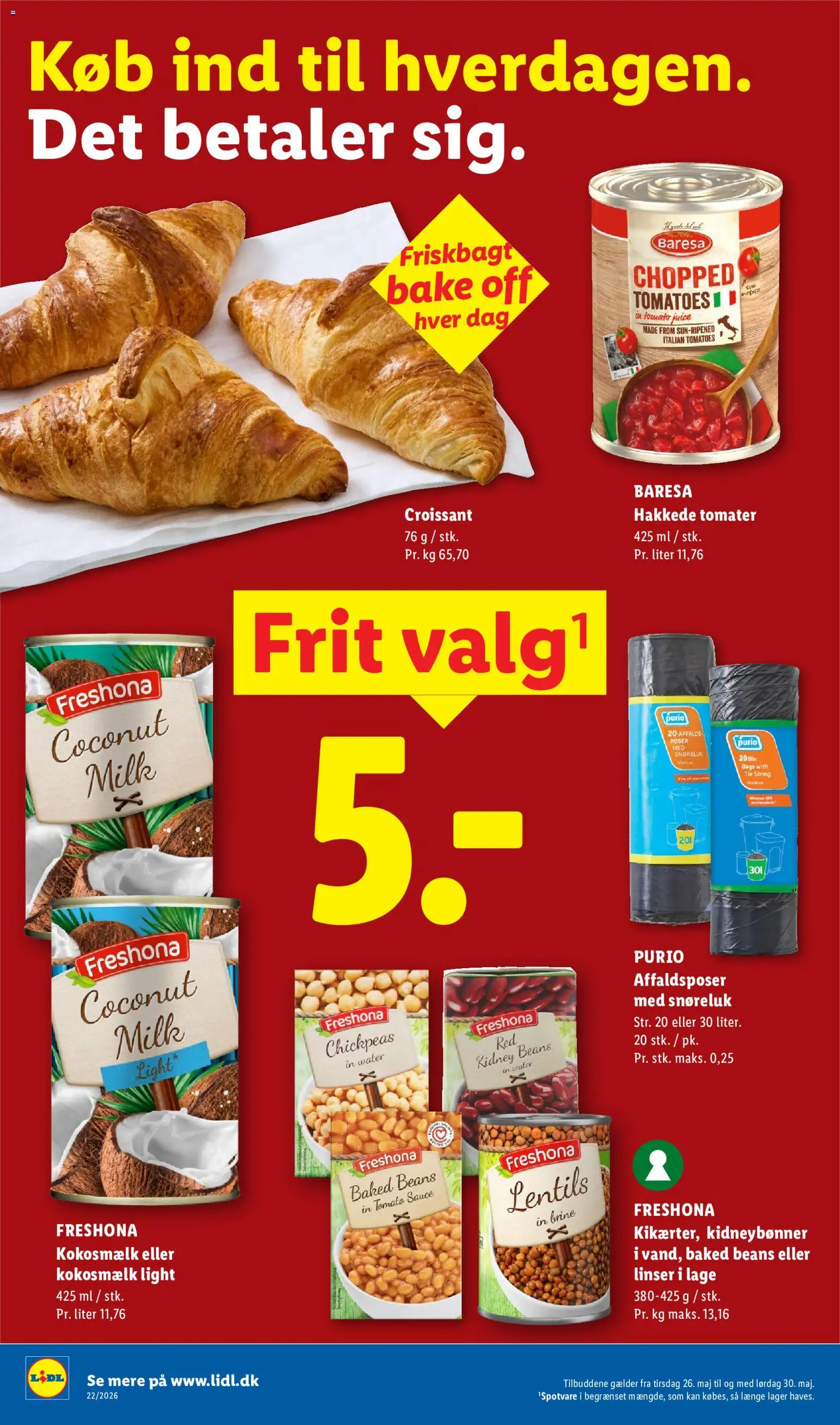 Lidl tilbudsavis – gyldig fra 26.05.2026 | Side: 6 | Produkter: Juice, Tomater, Linser, Søm