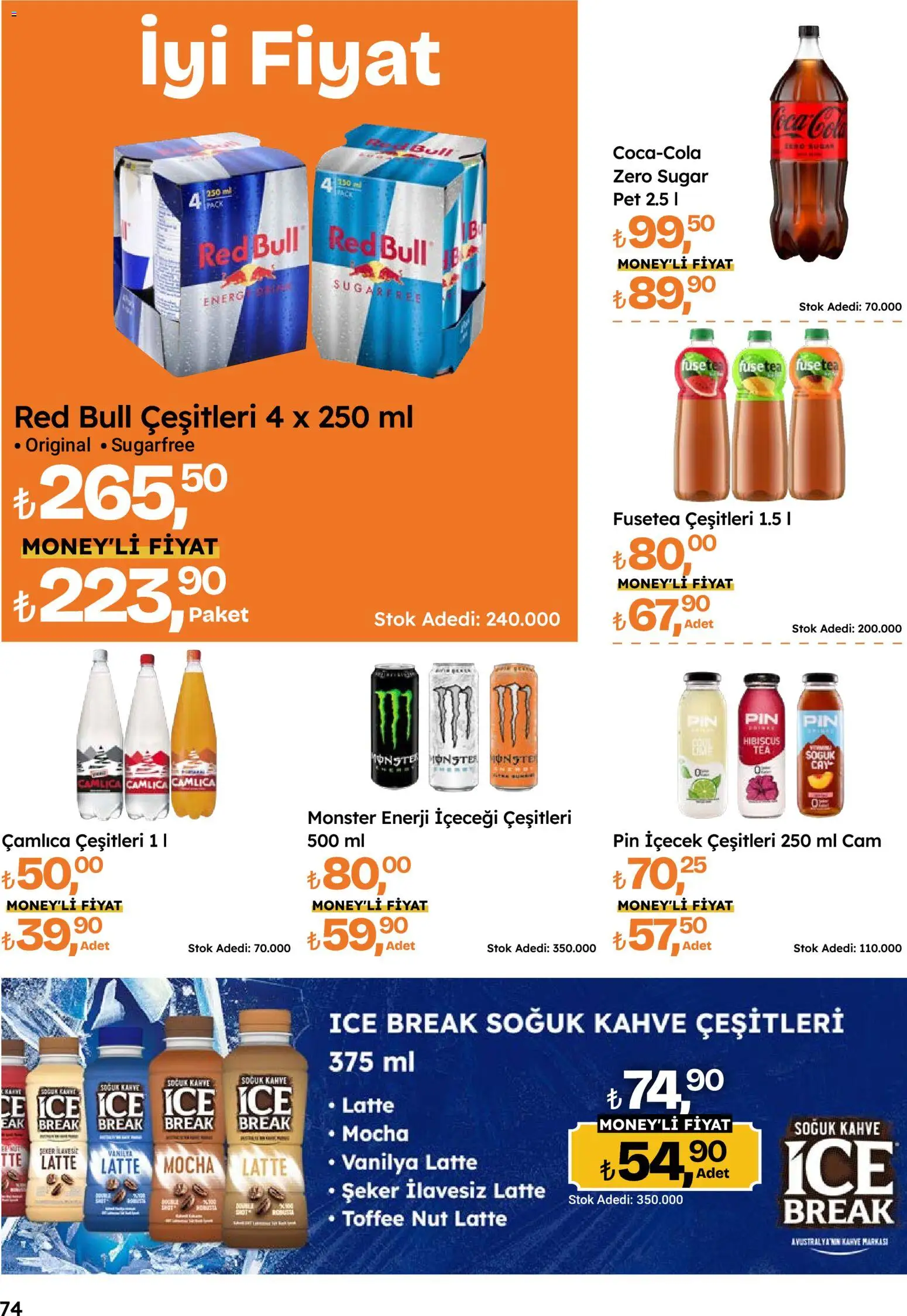 Migros Katalog - 5M Migroskop Dijital - 10 Eylül 2026 tarihinden itibaren geçerlidir | Sayfa: 74 | Ürünler: Kahve, Şeker, Enerji içeceği, Sucuk