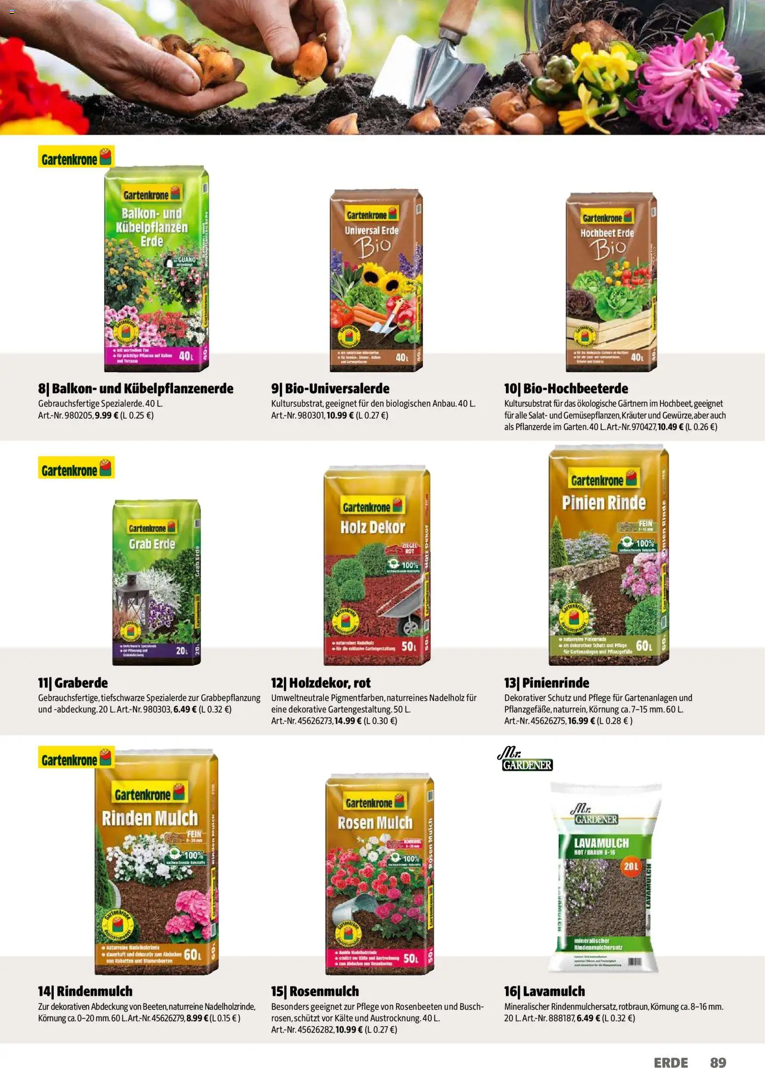 Hagebau Gartenjahr gültig ab 13.03.2026 | Seite: 89 | Produkte: Salat