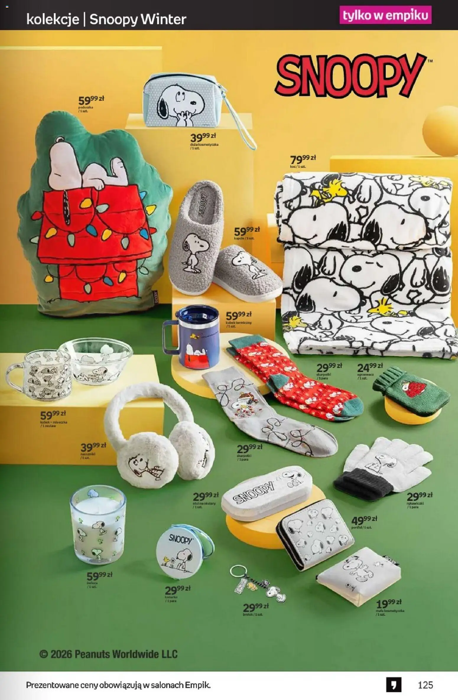 Empik promocje - Tom kultury Zabawki od 14.10.2026 | Strona: 37 | Produkty: Kapcie, Poduszka, Kubek termiczny, Kosmetyczka