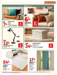 Auchan - Prévisualisation de RIDEAU ISOLANT THERMIQUE, 140x240cm, doublé en polaire En polyester valide à partir de 20/10/2026 | Page: 7