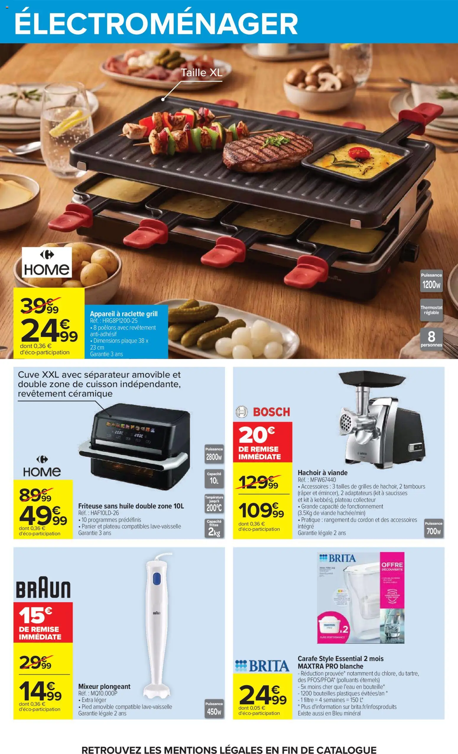{H1} | Page: 63 | Produits: Blender, Friteuse, Frites, Huile
