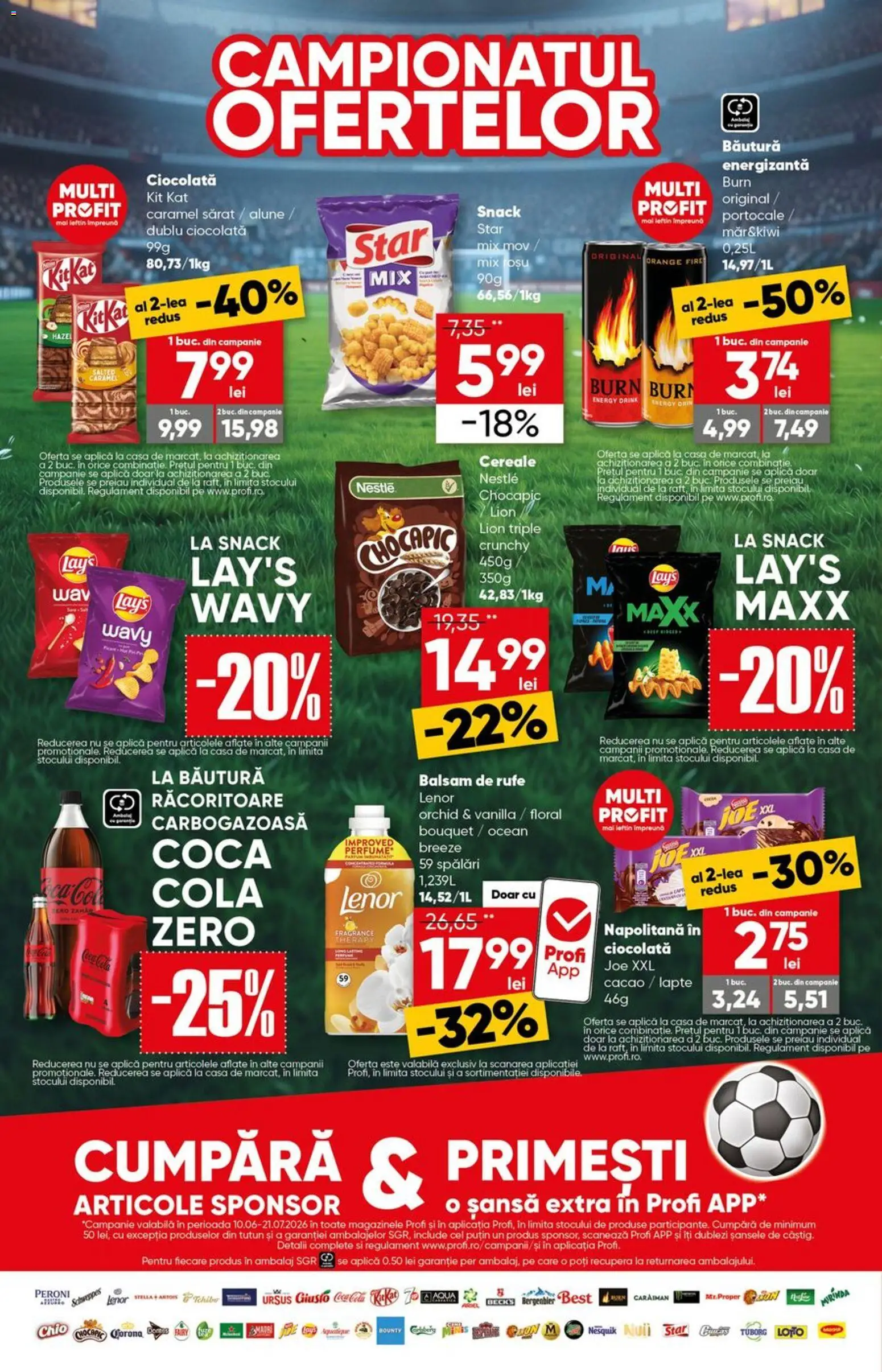 Noul catalog Profi – valabil de la 24.06.2026 | Pagină: 6 | Produse: Lapte, Portocale, Cereale, Cacao