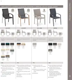 Pré-visualização Hôma - Catálogo Hespéride válido de 11.05.2026 | Página: 105 | Produtos: Cadeiras, Mesa, Cadeira