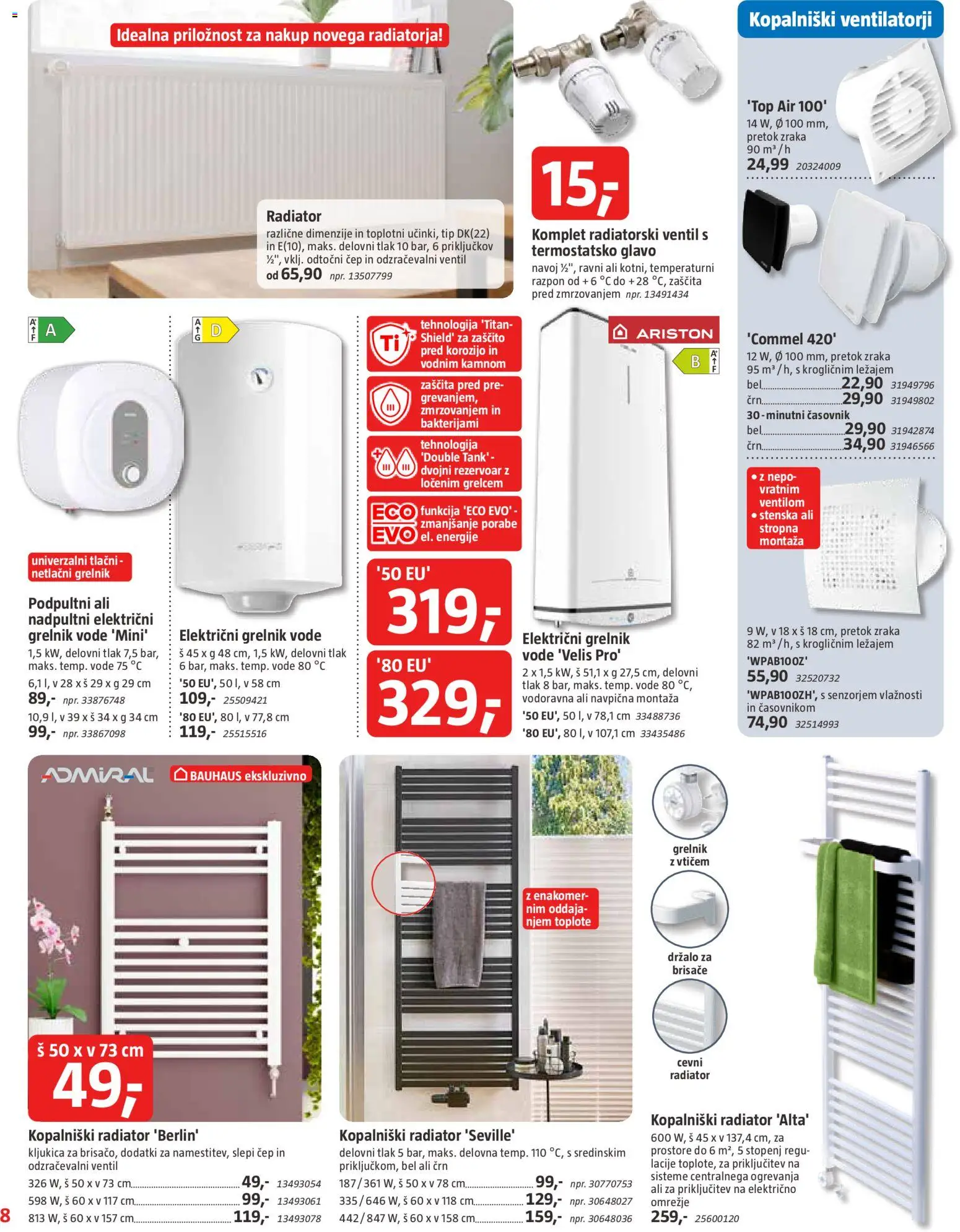 Novi Bauhaus katalog ponudbe – veljaven od 29.07.2026 | Stran: 8