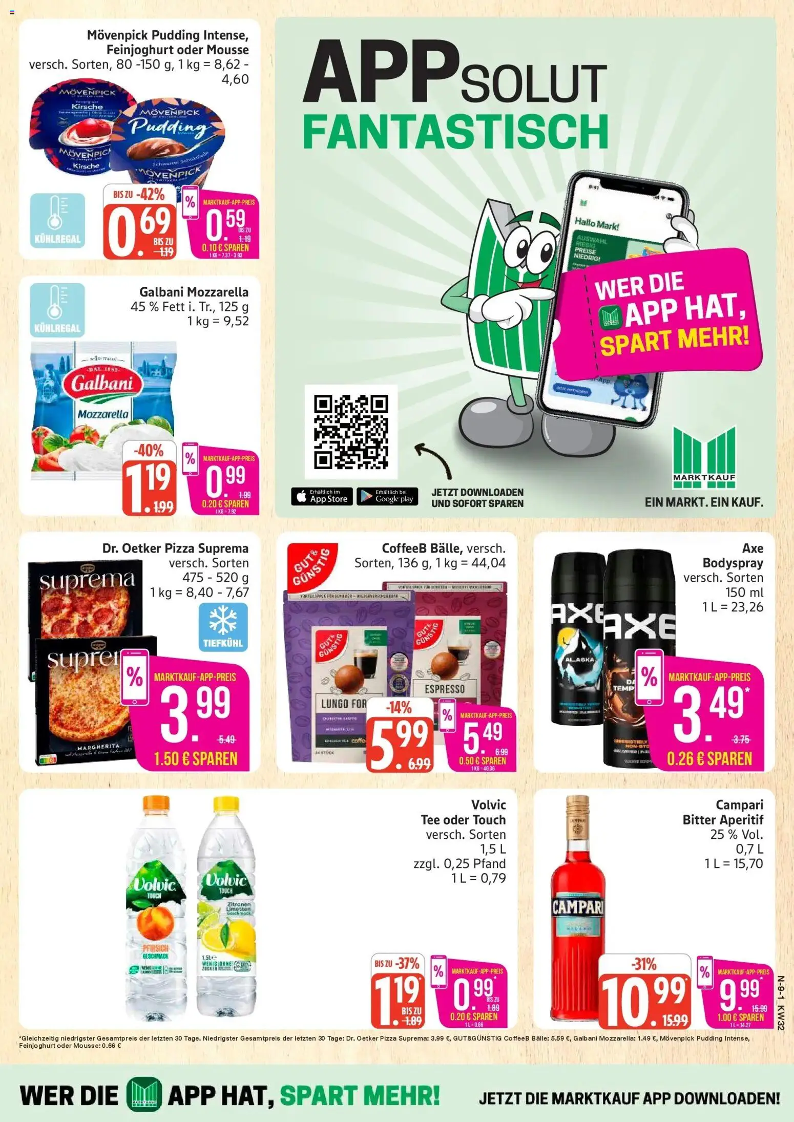 Marktkauf Prospekt Buxtehude (ab 03.08.2026) » Angebote online | Seite: 9 | Produkte: Pudding, Pfirsich, Pizza, Zitronen