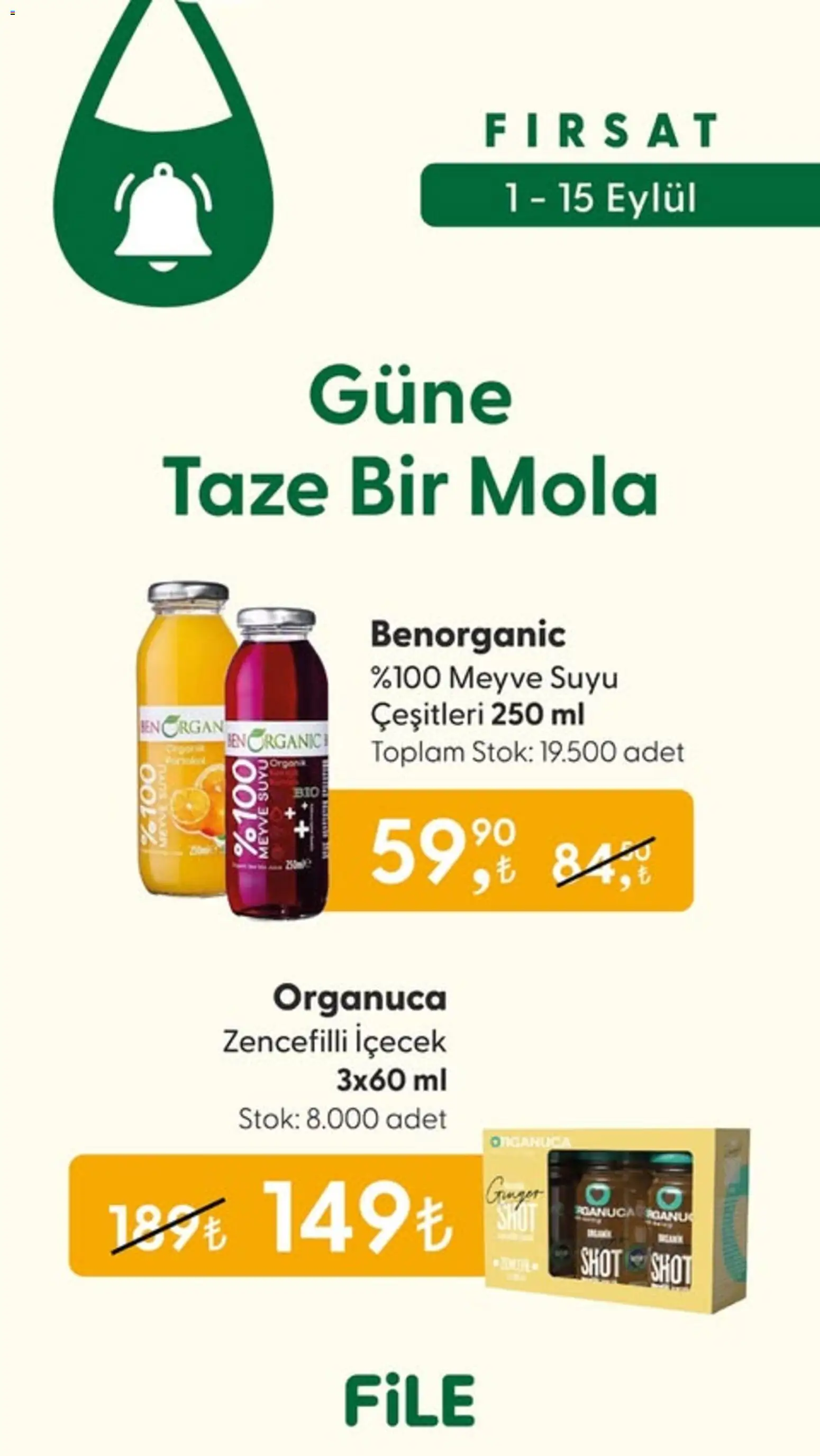 File Market Katalog - 01 Eylül 2026 tarihinden itibaren geçerlidir | Sayfa: 4 | Ürünler: Meyve suyu, Meyve