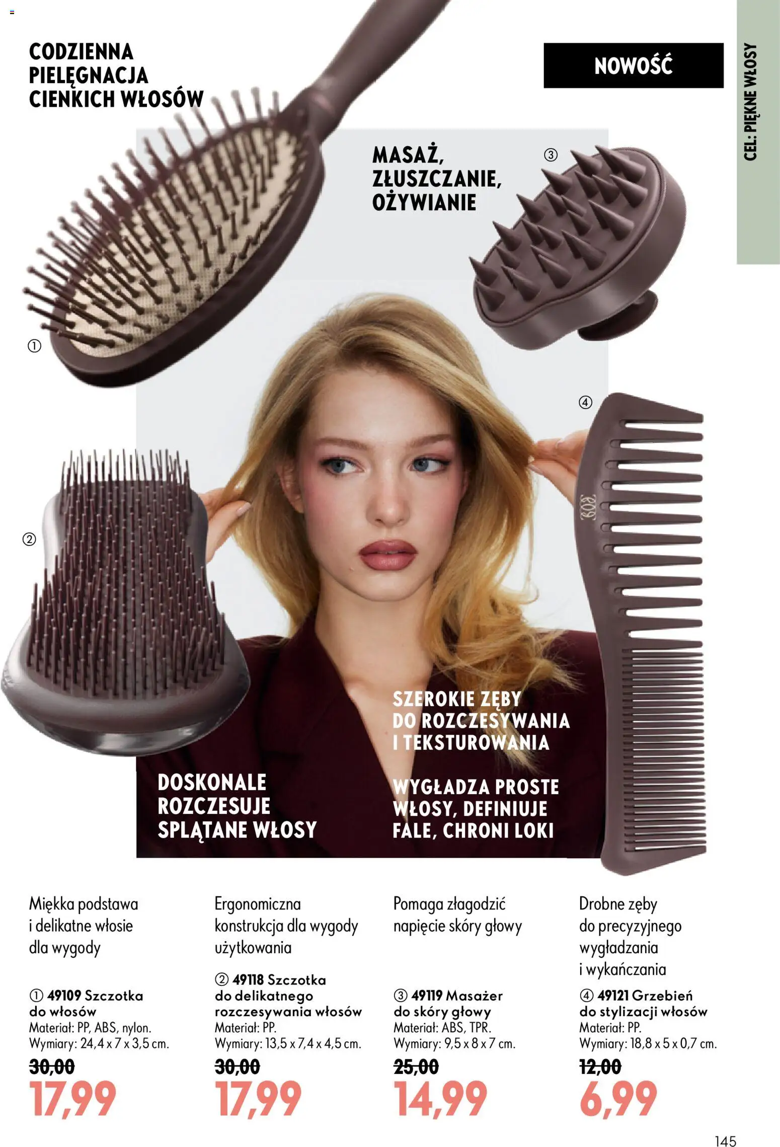 Oriflame Katalog 13 2026 od 09.09.2026 | Strona: 145 | Produkty: Szczotka, Grzebień