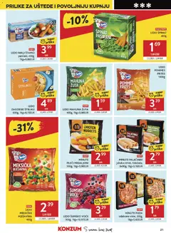 Konzum Katalog - Pregled kataloga iz trgovine Konzum, vrijedi od 07.10.2026 | Stranica: 21