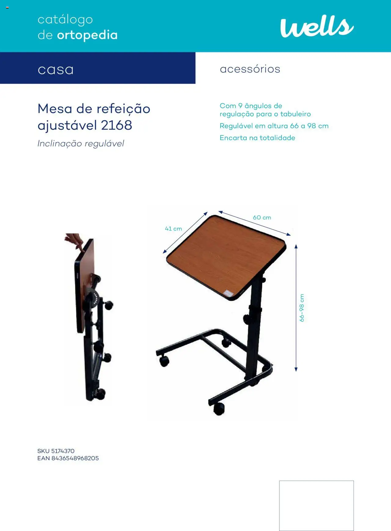 Well’s Catálogo de Ortopedia │ válido de 12/02/2024 | Página: 100 | Produtos: Mesa