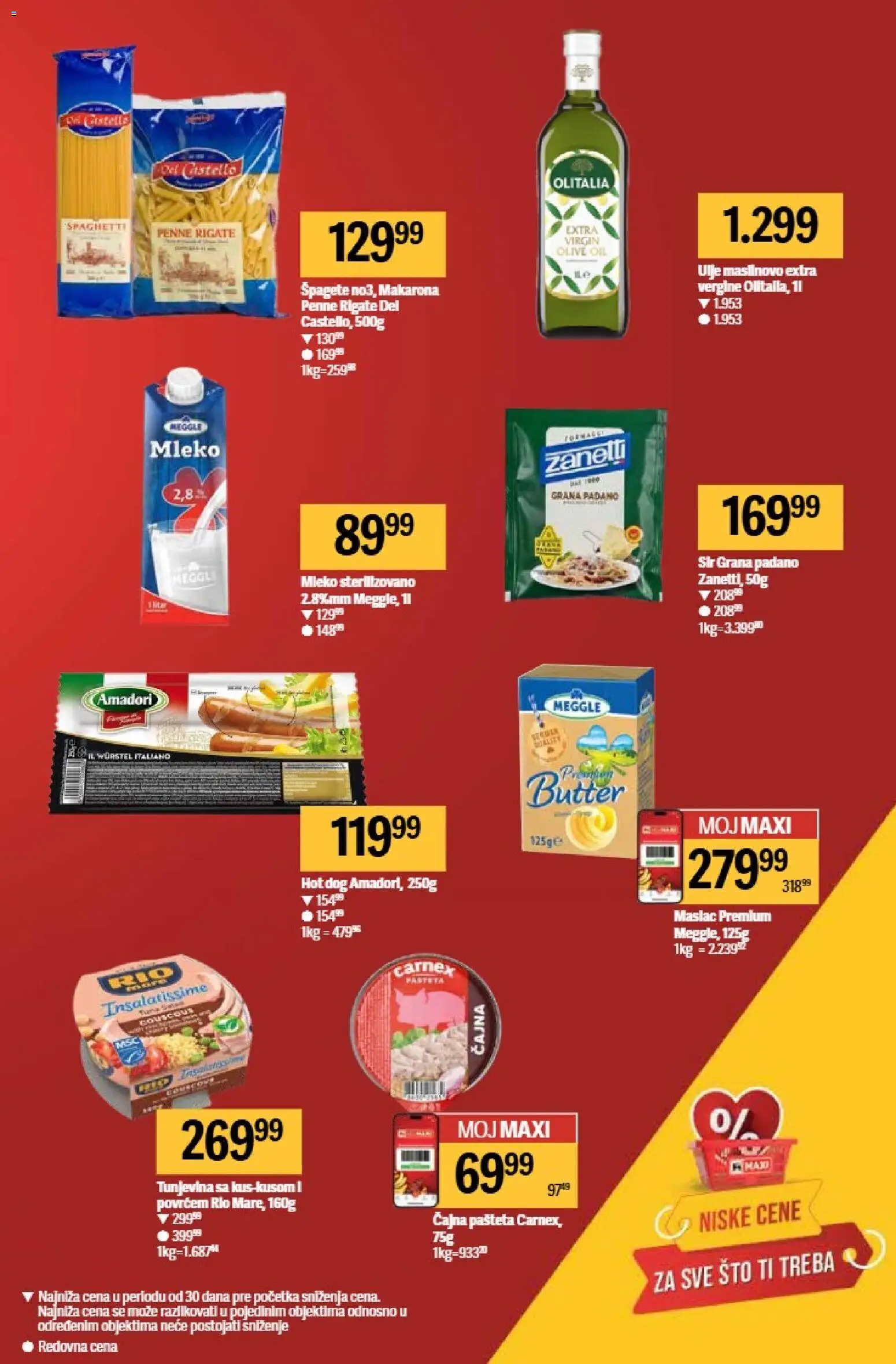 Maxi katalog - važi od 07.05.2026 | Strana: 3 | Proizvode: Maslac, Sto, Sir, Hot dog