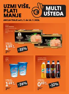 Studenac Multi Ušteda - Pregled kataloga iz trgovine Studenac, vrijedi od 01.07.2026