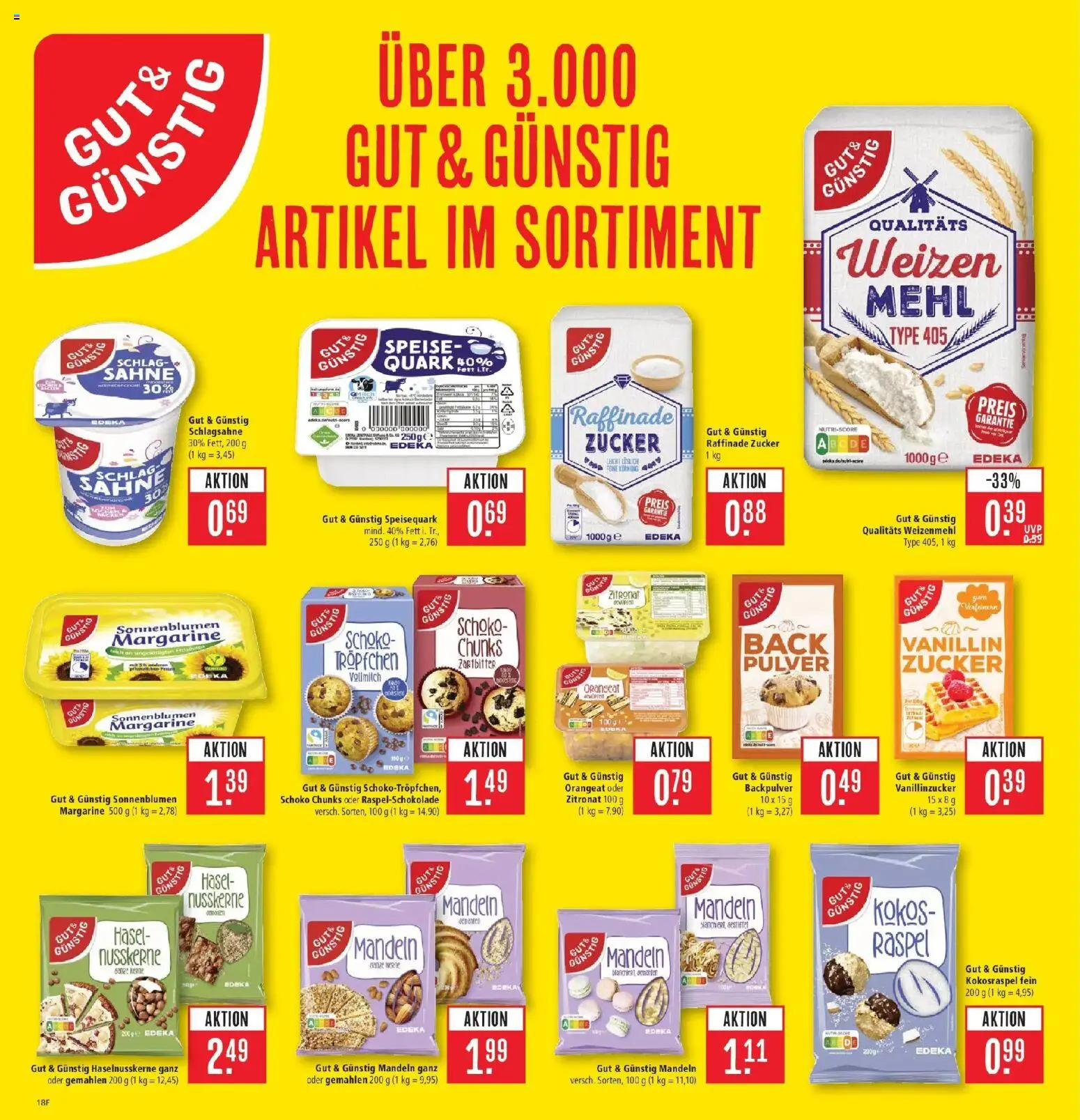 Marktkauf Prospekt Aschaffenburg (ab 19.10.2026) » Angebote online | Seite: 26 | Produkte: Mehl, Mandeln, Sahne, Speisequark