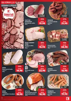 Náhled letáku PEJSKAR, Pravá farmářská, klobása, Pravá farmářská klobása 100 g od 05.08.2026 | Strana: 14