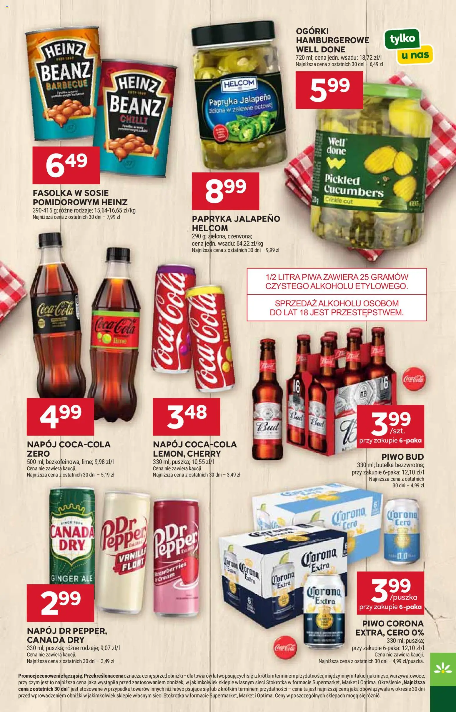 Stokrotka gazetka od 11.06.2026 | Strona: 37 | Produkty: Papryka jalapeno, Stokrotka, Piwo, Ogórki