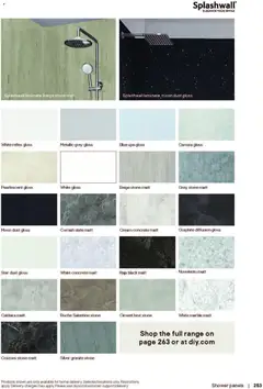 Preview of B&Q - Bathrooms valid from 16/12/2025 | Page: 253 | Products: Shower, Cosmos, Cream
