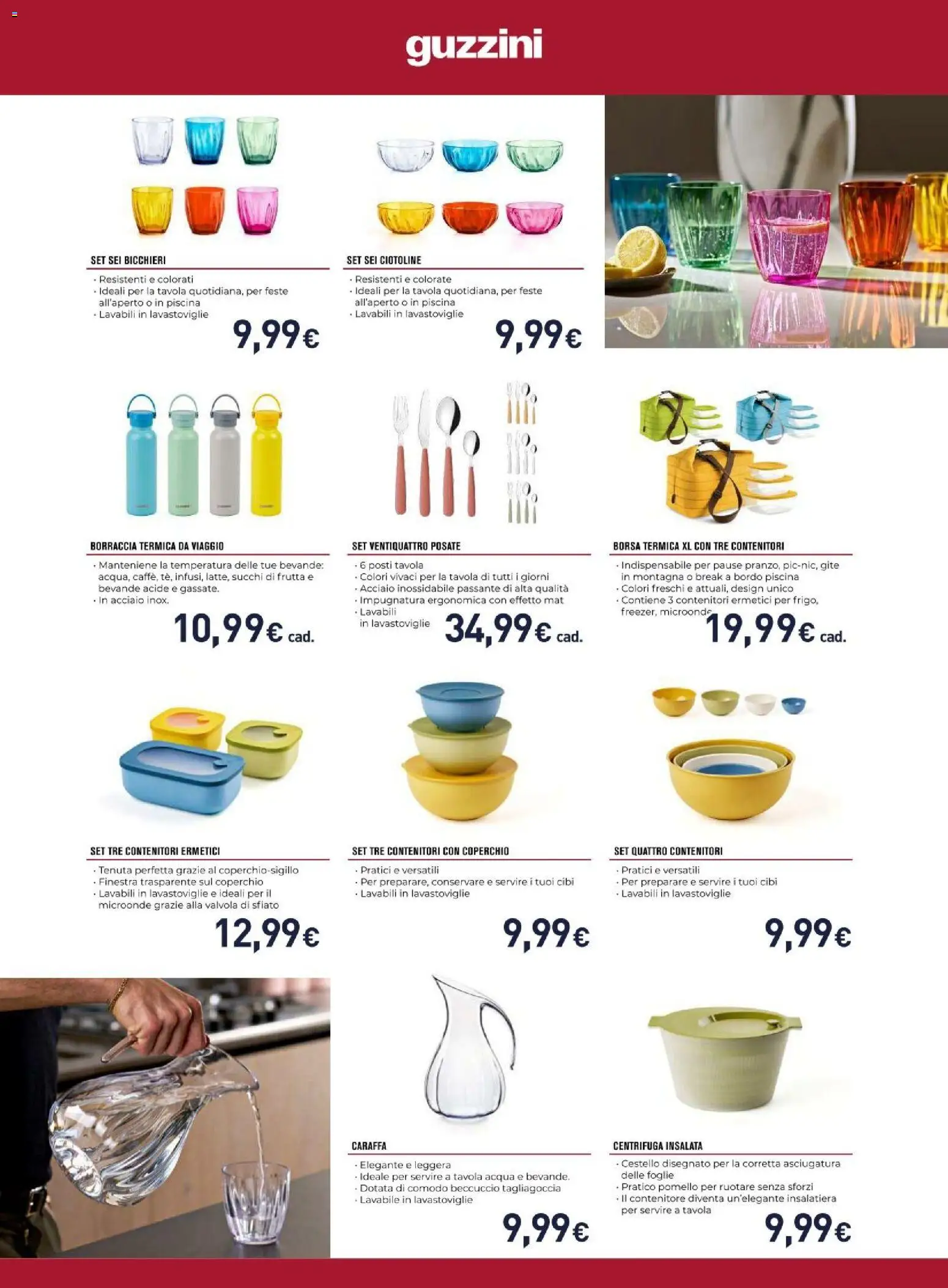 Volantino Unieuro del 04.06.2026 | Pagina: 9 | Prodotti: Centrifuga, Insalata, Frutta, Borsa