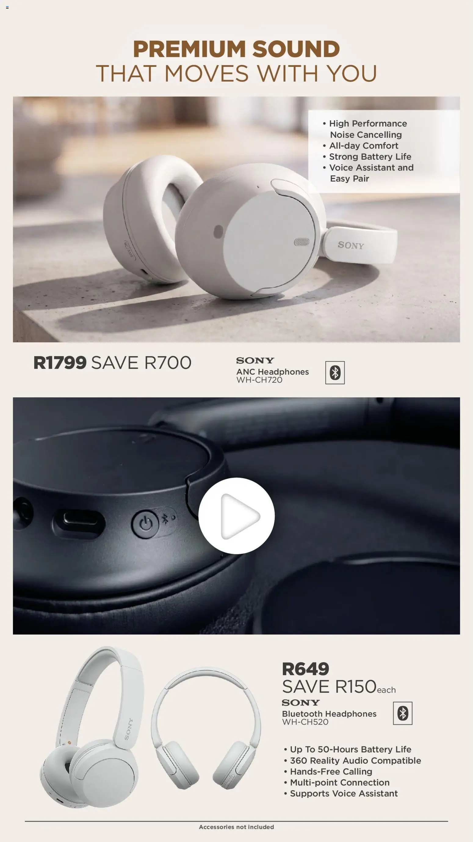 New House and Home catalogue – valid from 20/07/2026 | Page: 36 | Products: Audio, Headphones, Battery