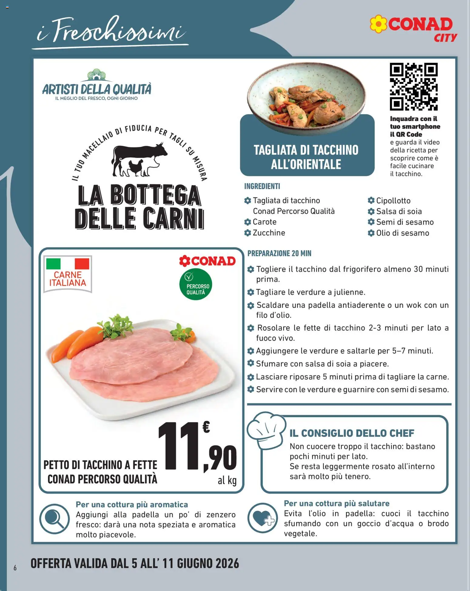 Volantino Conad del 05.06.2026 | Pagina: 6 | Prodotti: Verdure, Salsa, Carote, Olio