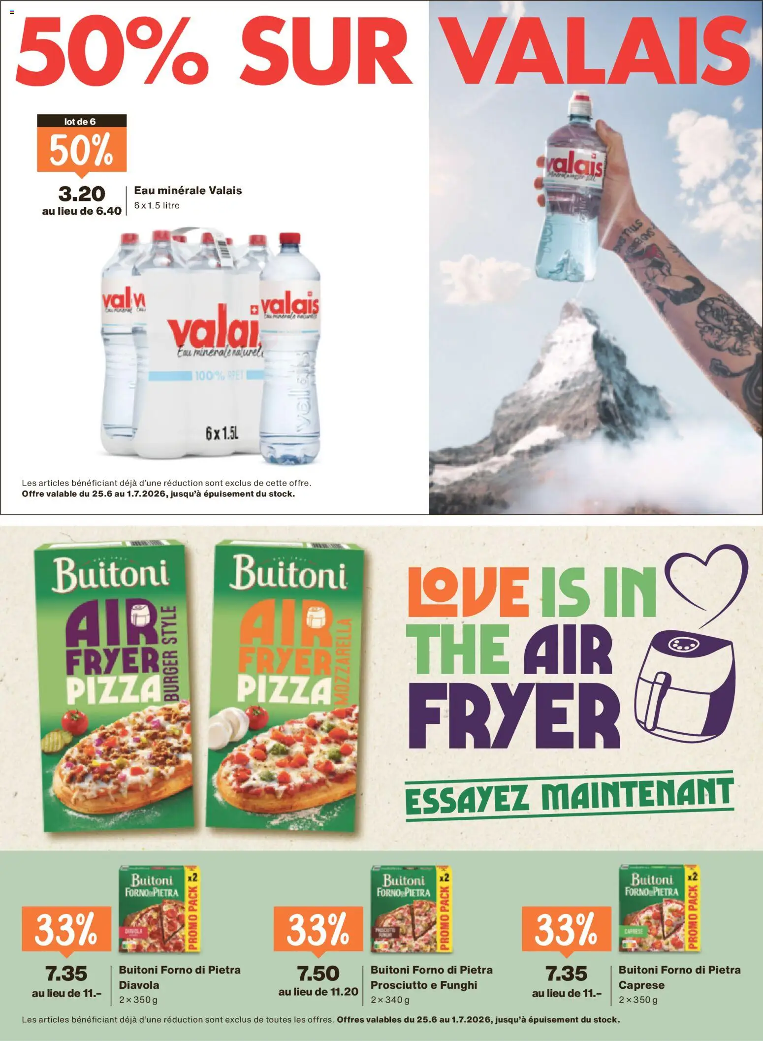 Migros aktionen Magazine FR – gültig ab 24.06.2026 | Seite: 46 | Produkte: Burger, Pizza