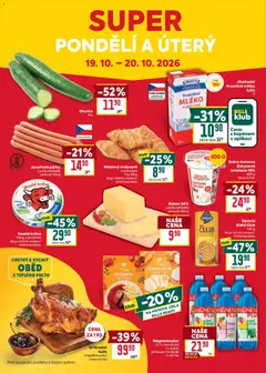 Náhled letáku Billa Velký leták od 14.10.2026 | Strana: 34 | Produkty: Mléko, Smetana, Magnesia, Okurka