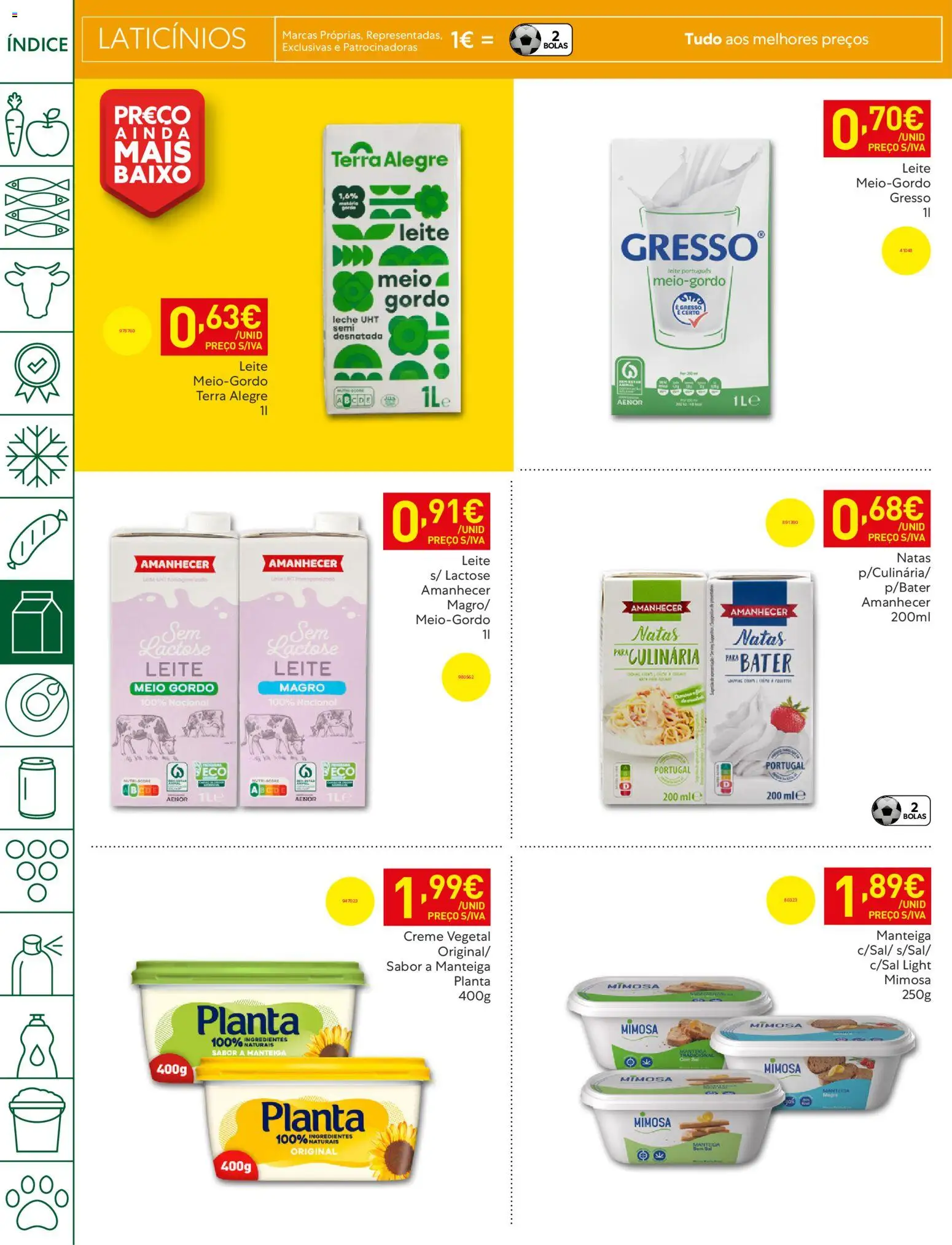 Recheio folheto │ válido de 05.05.2026 | Página: 16 | Produtos: Leite, Manteiga, Creme, Natas