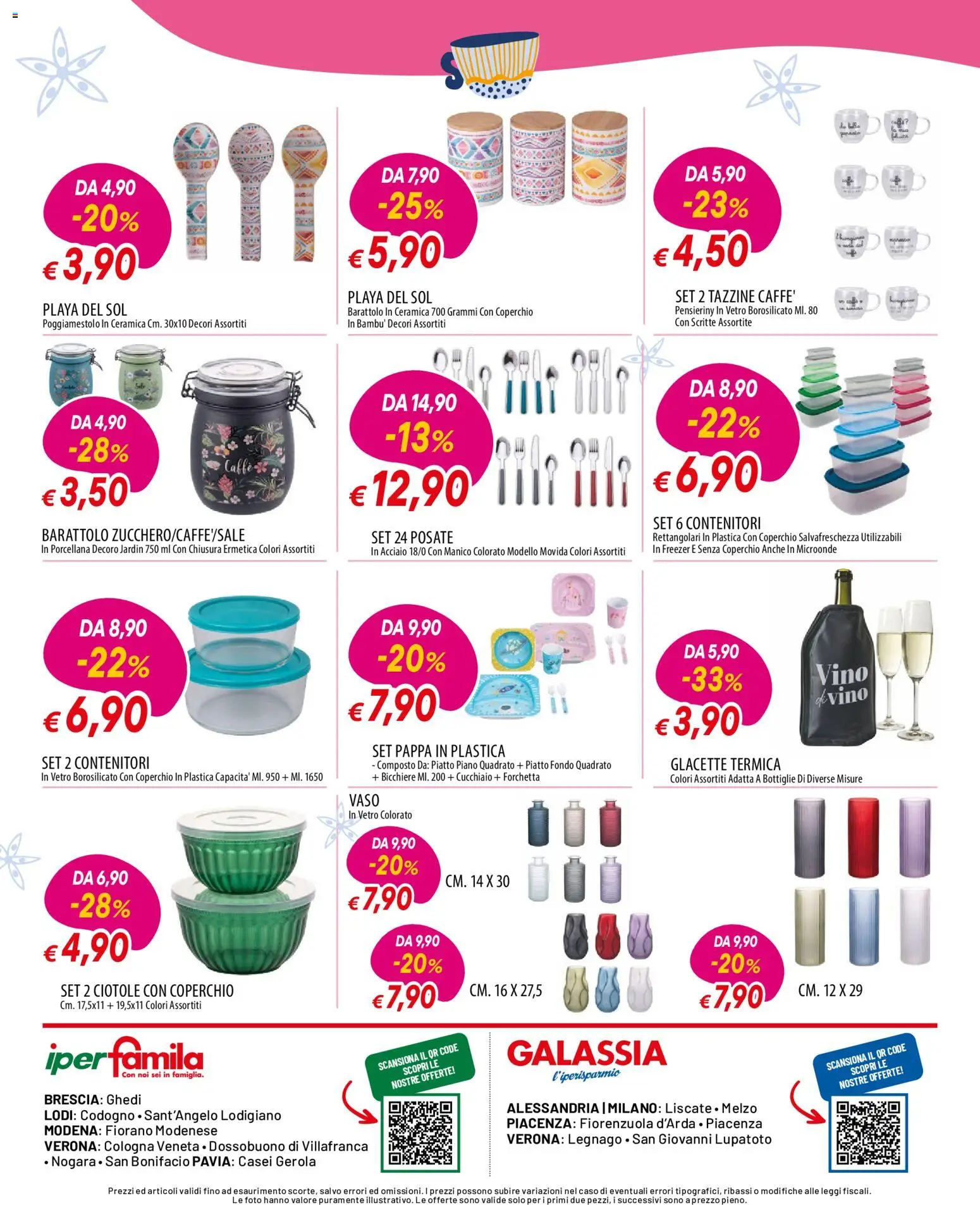Volantino Galassia del 11.06.2026 | Pagina: 12 | Prodotti: Microonde, Vino, Freezer, Vaso