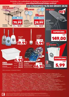 Pogląd oferty "Suszarka na pranie, Suszarka na pranie, wym. 180 x 88 x 55 cm" - ważna od 15.10.2026 | Strona: 15