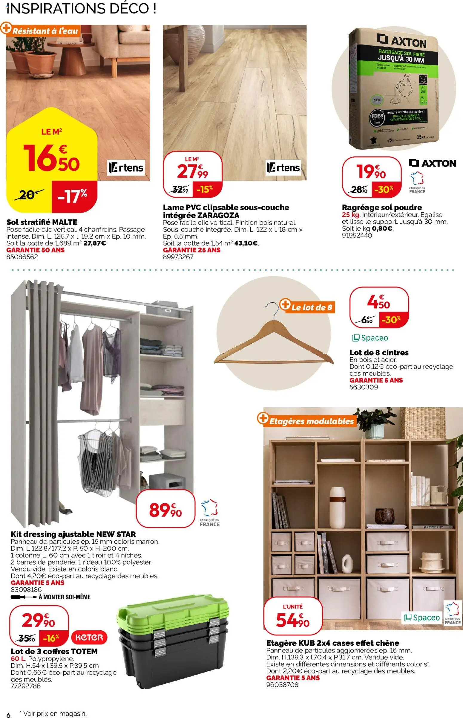 {H1} | Page: 6 | Produits: Colonne, Kit dressing, Poudre, Dressing