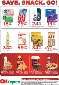OK Foods specials catalogue – valid from 03/08/2026 | Page: 2 | Products: Pads, Chocolate, Sprite, Stoney