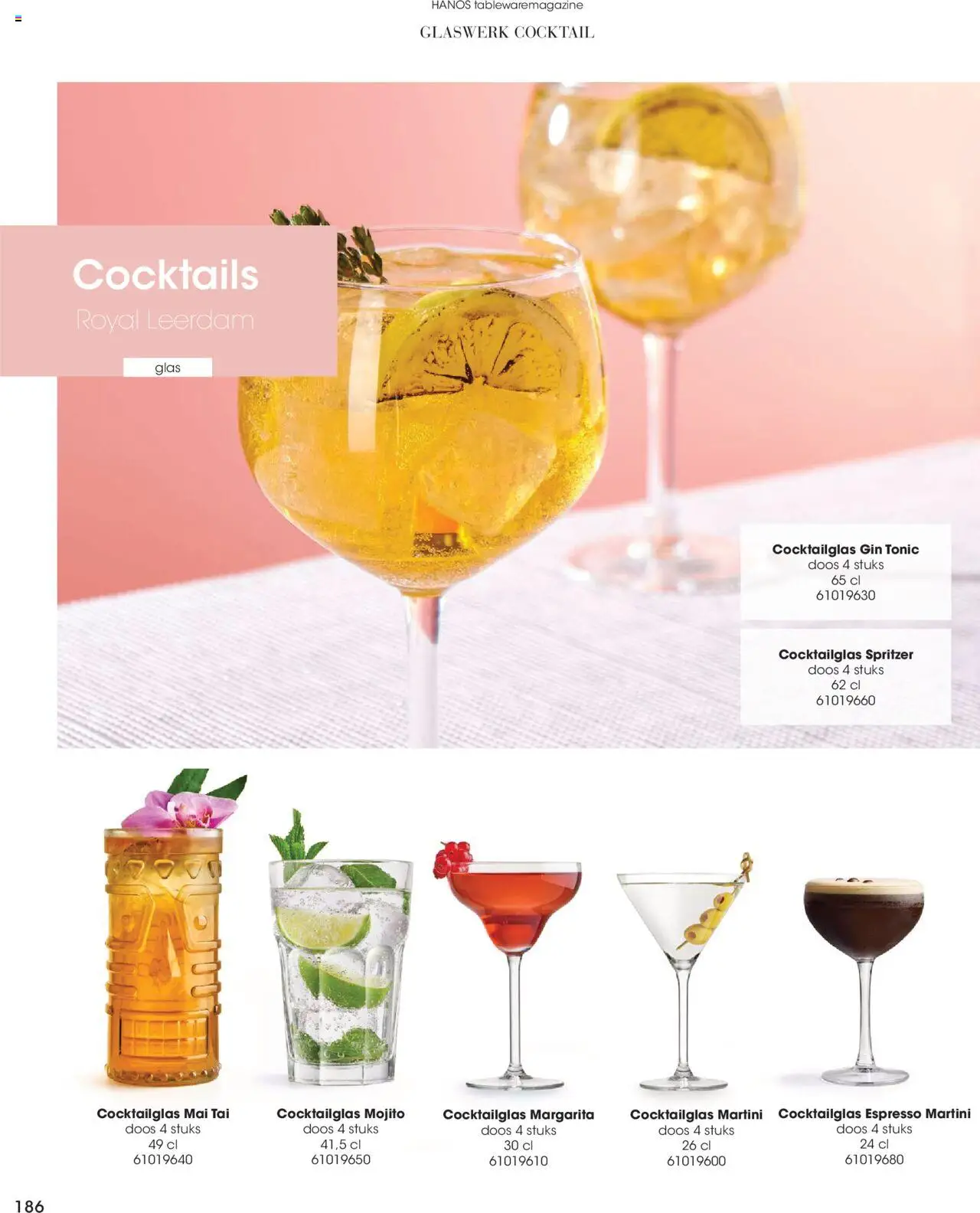 {H1} | Pagina: 186 | Producten: Martini, Tonic, Gin, Cocktails