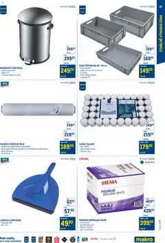 Náhled letáku Makro leták - Cash & Carry od 20.05.2026 | Strana: 47 | Produkty: Fólie, Svíčky, Koš, Smetáček