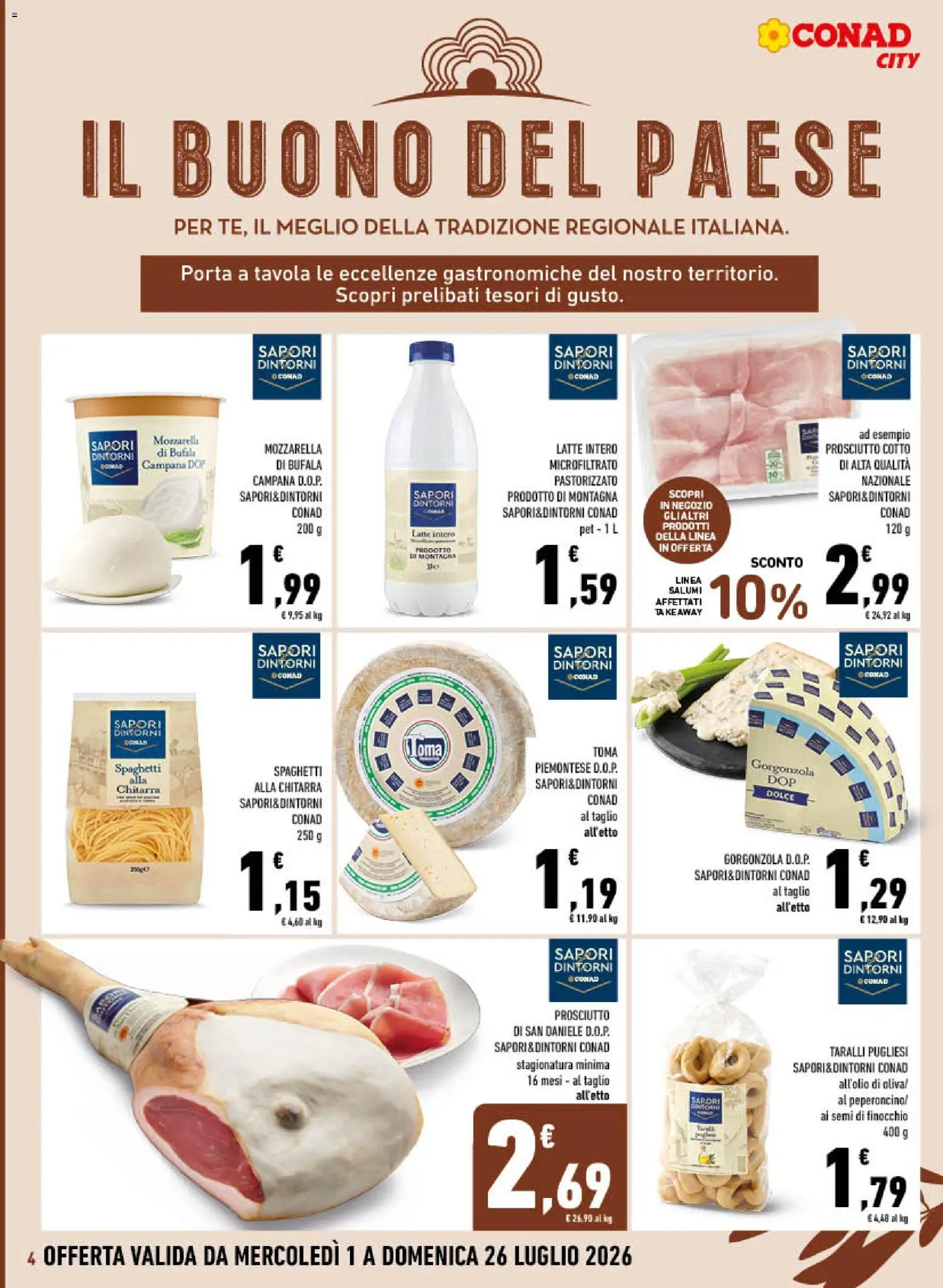 Volantino Conad del 01/07/2026 | Pagina: 4