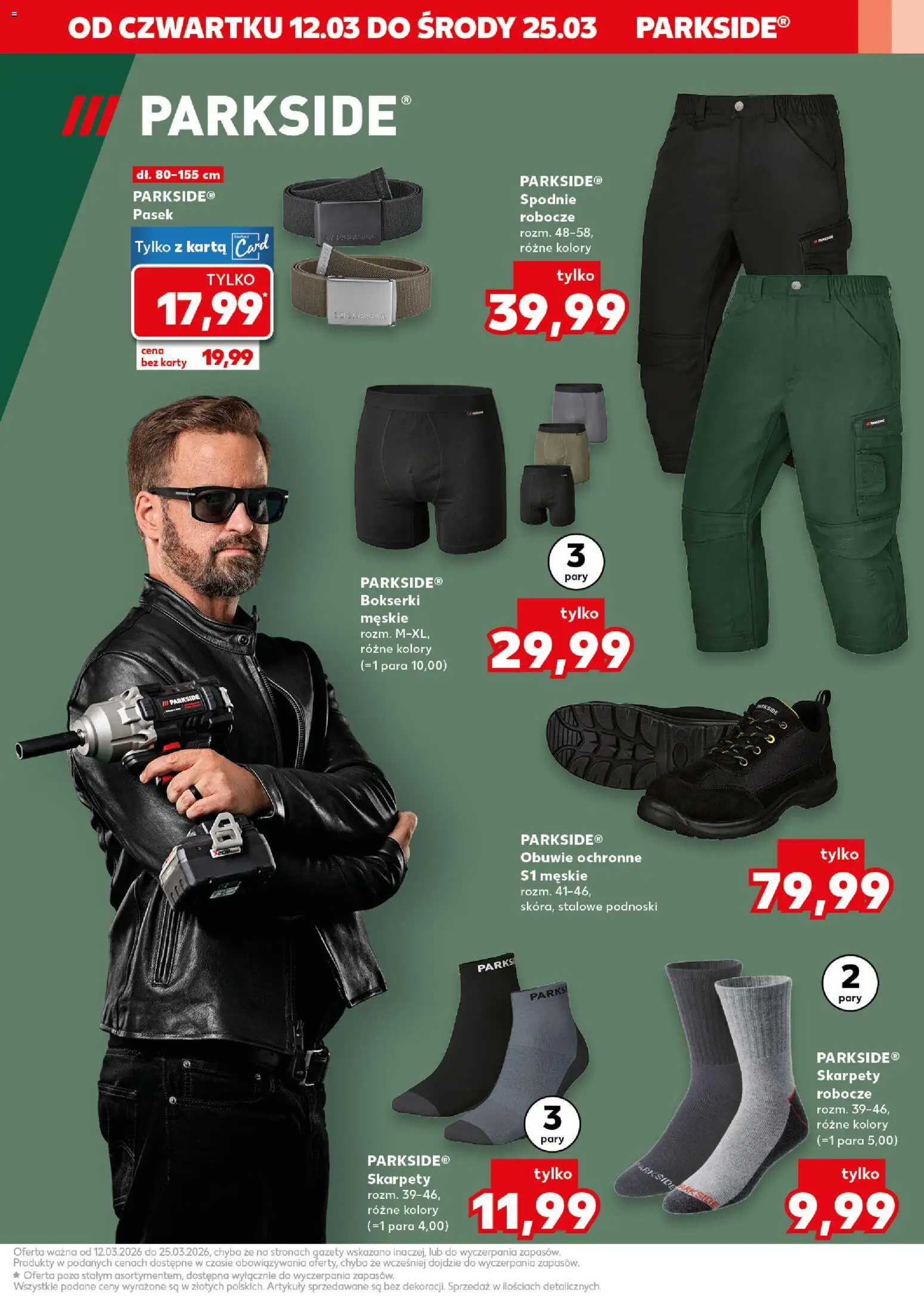 Kaufland Polsko leták - Złap okazje od 12.03.2026 | Strana: 5 | Produkty: Parkside, Karty