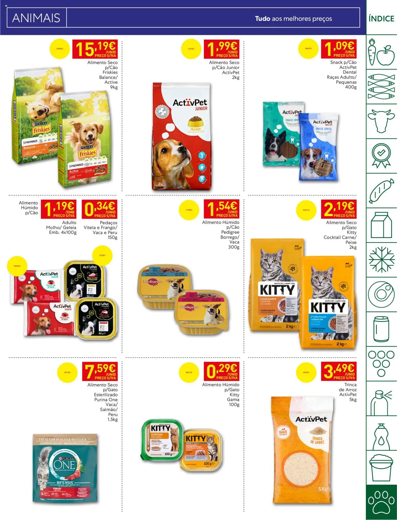 Recheio folheto │ válido de 09.06.2026 | Página: 39 | Produtos: Purina one, Arroz, Peixe, Carne
