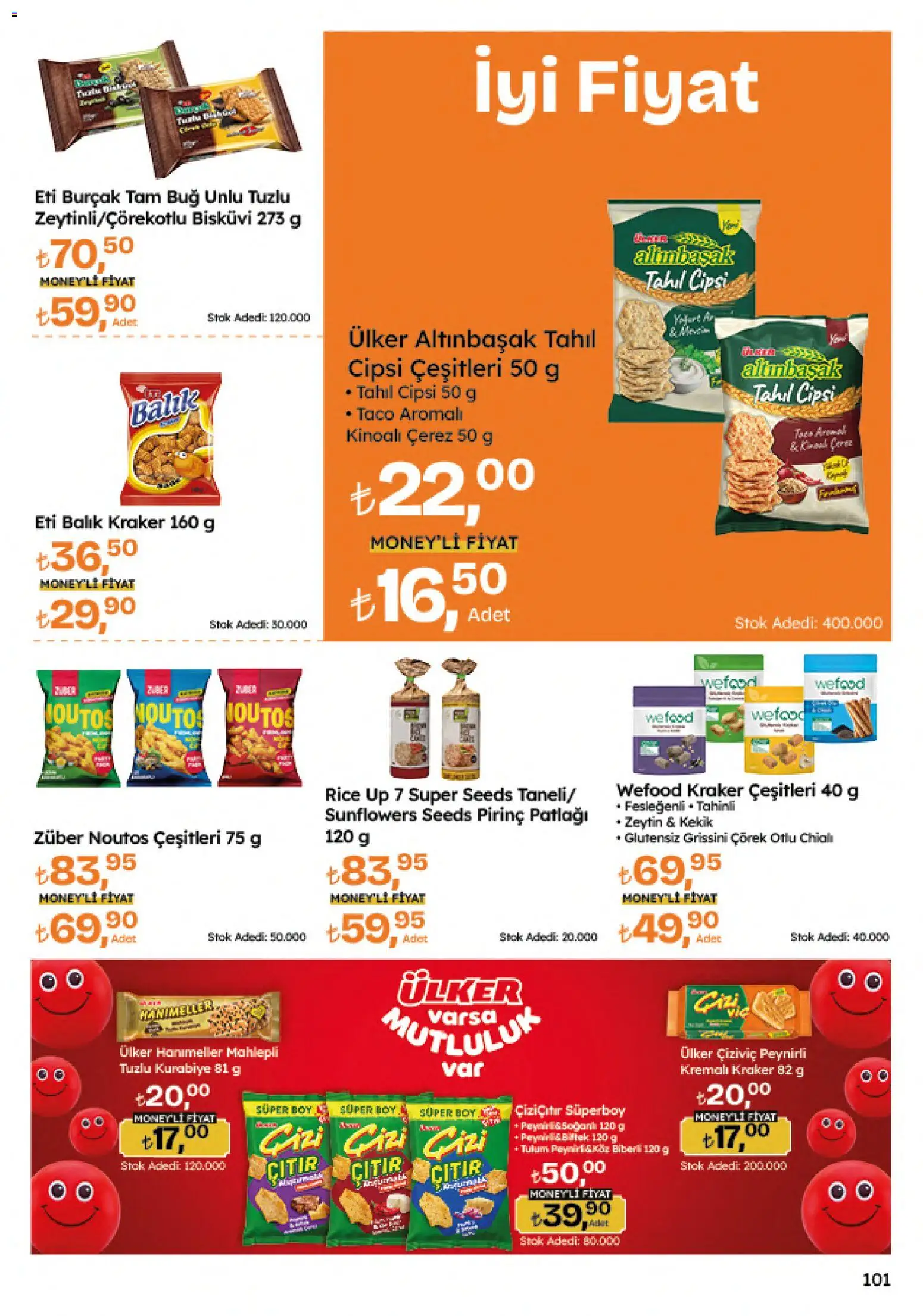 Migros Katalog - 5M Migroskop Dijital - 04.06.2026 tarihinden itibaren geçerlidir | Sayfa: 101 | Ürünler: Balık, Tulum, Kurabiye, Zeytin