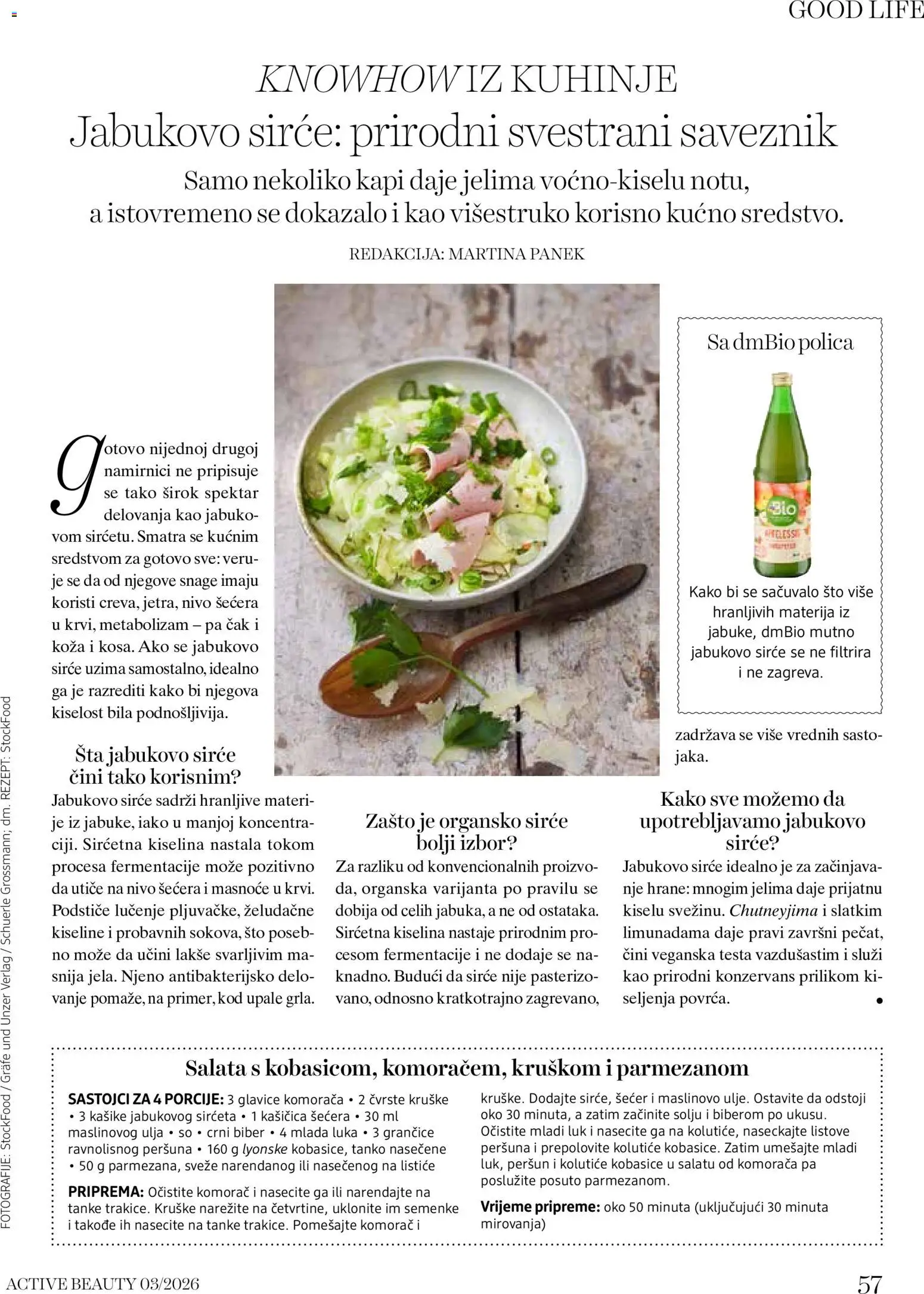 DM Drogerie katalog - važi od 14.03.2026 | Strana: 57 | Proizvode: Šećer, So, Kruške, Crni biber